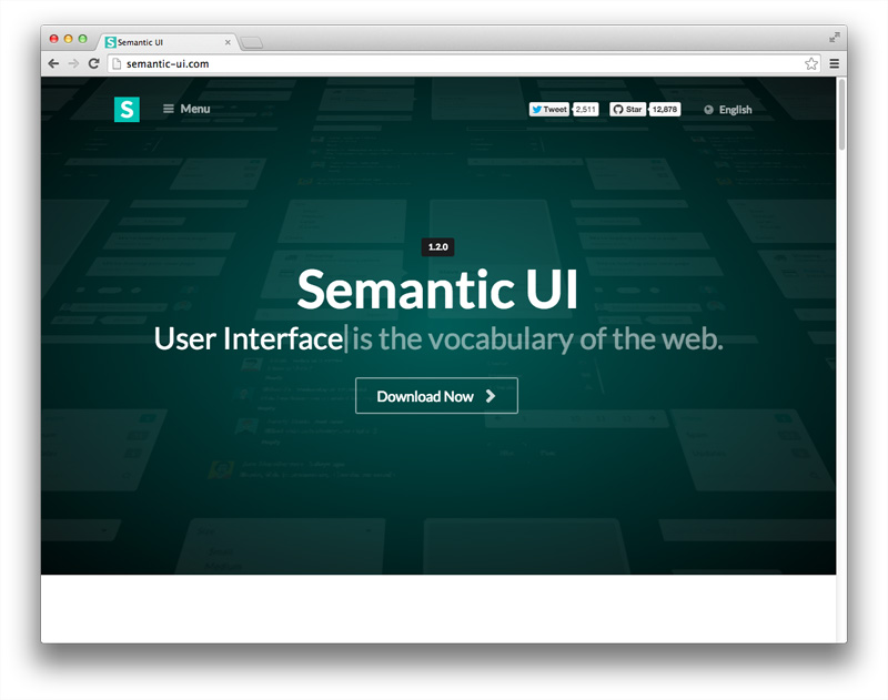 semanticUI از فریمورک های css