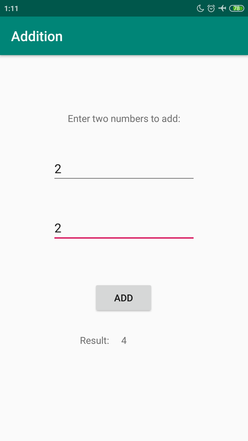 نسخه نهایی برنامه طراحی شده در اندروید استودیو