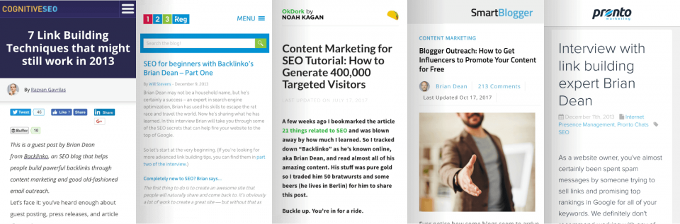 در سایت های مختلف بعنوان نویسنده ی مهمان فعالیت کنید.