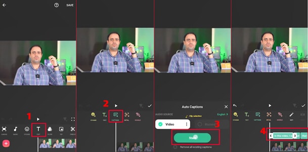 زیرنویس در اینشات